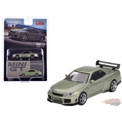 Nissan Skyline GT-R (R34)Tommykaira R-z Millenium Jade - Mini GT - 1:64 - MGT00697 Passion Diecast