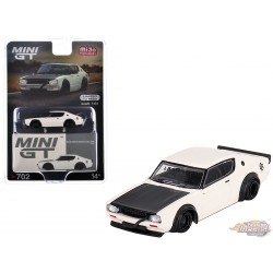 Nissan Skyline Kenmeri Liberty Walk White - Mini GT - 1:64 - MGT00702