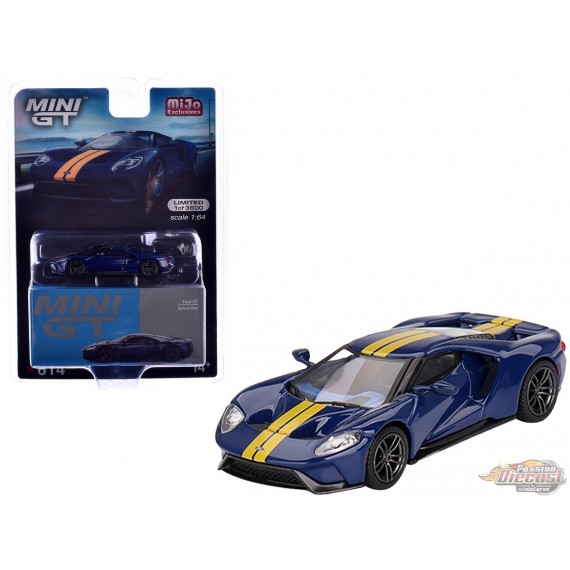 Ford GT Sunoco Bleu - Mini GT - 1:64 - MGT00614 Passion Diecast