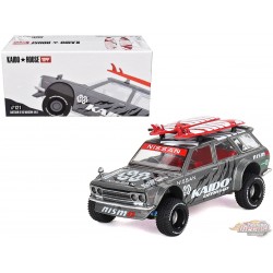 Kaido★House - Datsun KAIDO 510 Wagon 4x4 Kaido Offroad V1 - Mini GT - Mijo Exclusives - 1/64 - KHMG121 Passion Diecast