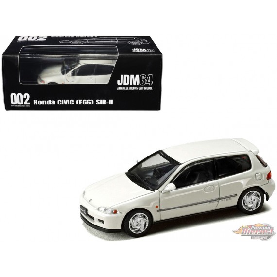 Honda CIVIC (EG6) SIR-II - Frost White - Hobby Japan - 1:64 - HJDM002-5 Passion Diecast