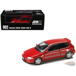 Honda CIVIC (EG6) SIR-II - Rouge Milan - Hobby Japan - 1:64 - HJDM002-6