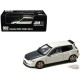 Honda Civic (EG6) SIR-II JDM Style - Blanc givré & capot en carbone - Hobby Japan - 1:64 - HJDM002-7 Passion Diecast 