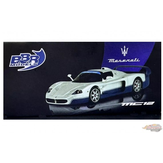 Maserati MC12 Stradale Blanc - BBR Models - 1:64 - BBRDIE6414 Passion Diecast