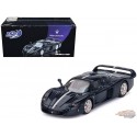 Maserati MC12 Stradale Blue Metallic w/ Stripe - BBR Models - 1:64 - BBRDIE6416