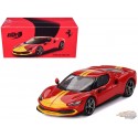 Ferrari 296 GTB Assetto Fiorano Rosso Corsa - BBR Models - 1:64 - BBRFER64002