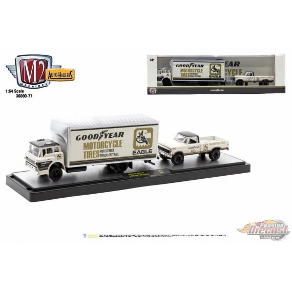 1969 Ford C950 Box Truck and 1972 Ford F250 4X4 Truck themed Goodyear - M2 - 1/64 - 36000-77 B