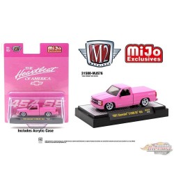 Camionnette Chevrolet C1500 SS 454 1991 - Rose semi-brillant - Mijo Exclusives - M2 Machine - 1:64 - 31500-MJS76