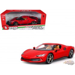 (Preorder) Ferrari 296 GTB J Rouge - Ferrari Race & Play - Bburago 1/18 - 18-16018 RD