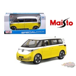 2023 Volkswagen ID Buzz - Yellow/White - Special Edition - Maisto 1/24 - 32914 YL - Passion Diecast