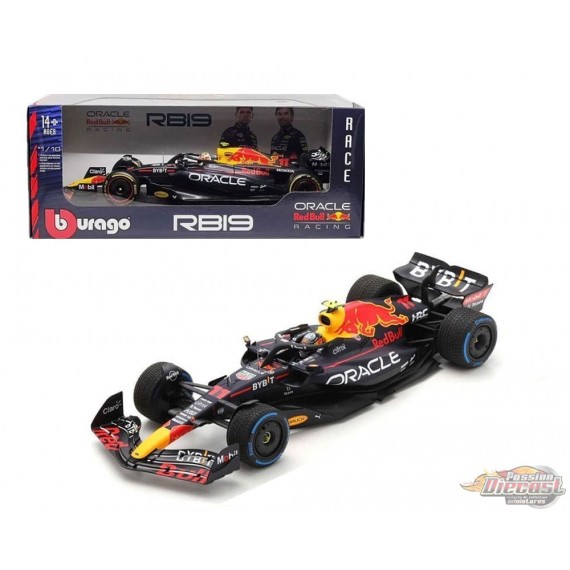 Oracle Red Bull Racing RB19 2023 No.11 Sergio Perez - Race Fomula 1 - Bburago 1/18 - 18-18003 SP Passion Diecast 