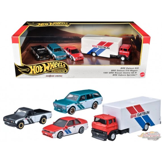 BRE Set of 4 pieces Series Hot Wheels Premium 2024 Series U - GMH39-986U -  Passion Diecast