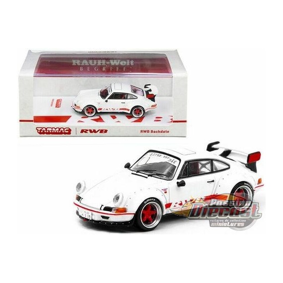 RWB Blackdate Blanc - Tarmac Works - 1/64 - T64-046-WH - Passion Diecast 