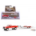 (Web Only) 1991 Dodge Ram Power Ram 250 avec remorque de voiture - Hitch & Tow Series 31 - Greenlight - 1-64 - 32310 D