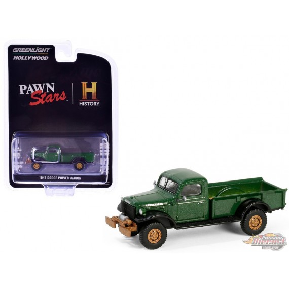 1947 Dodge Power Wagon - Pawn Stars (2009-Current TV Series) - Hollywood Series 42 - 1/64 Greenlight - 62030 D