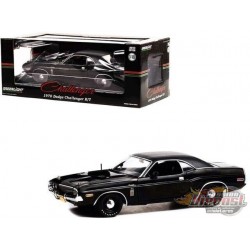 1970 Dodge Challenger R/T 426 HEMI - The Black Ghost  - Greenlight 1/18  - 13614 - Passion Diecast