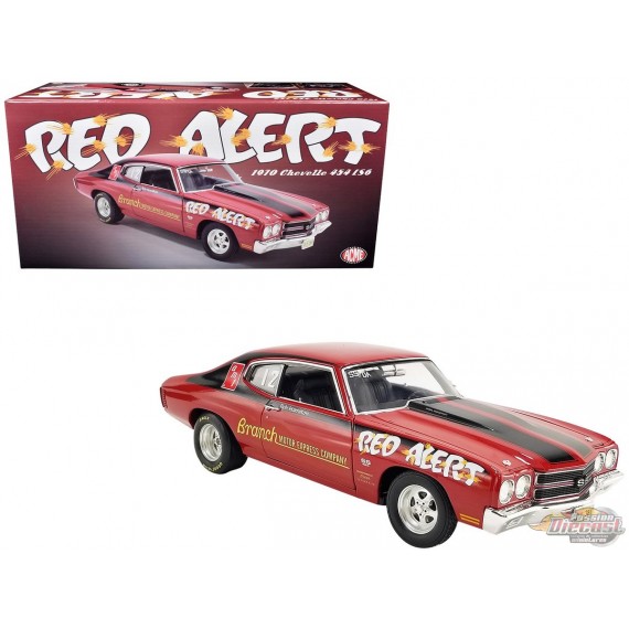 Red Alert - 1970 Chevrolet Chevelle LS6 - Limited Edition 600 Piece - ACME - 1/18 - A1805526