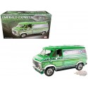 Emerald Express - 1974 Chevrolet G-Series Van - limitée - Production estimée à 500 pièces - ACME - 1/18 - A1802103