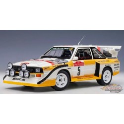 Audi Sport Quattro S1 Rally San Remo 1985 Winner W.Rohrl/C.Geistdorfer no 5 -  Autoart 1/18 - 88503