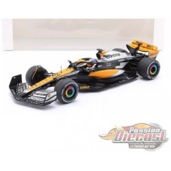 McLaren MCL60 No 81 Piastri Great Britain GP 2023 - Solido - 1/18 - S1811202 - Passion Diecast 