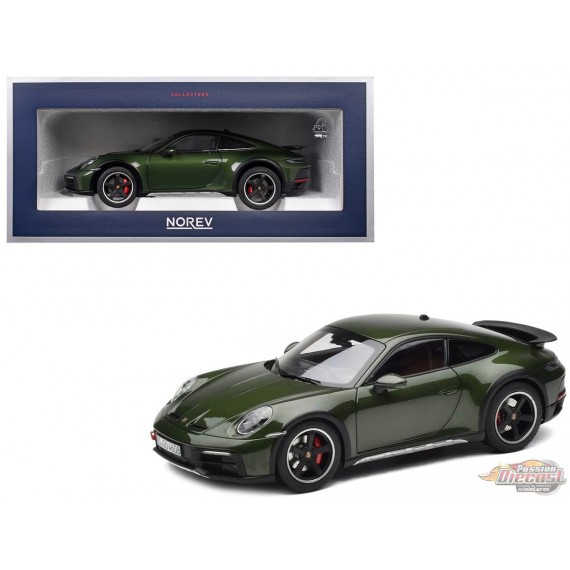 Porsche 911 Dakar 2023 oak green metallic - Norev - 1:18 - 187241 - Passion Diecast