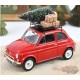 Fiat 500L 1968 Noël vert - Norev 1:18 - 187779 - Passion Diecast