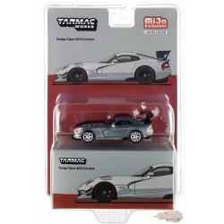 CHASE CAR Dodge Viper ACR Extrême - Argent - Tarmac Works - 1/64 - T64G-TL028-SLGR