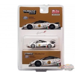 CHASE CAR Pagani Huayra R - Bianco Benny - Tarmac Works - 1/64 - T64G-TL035-WHGR
