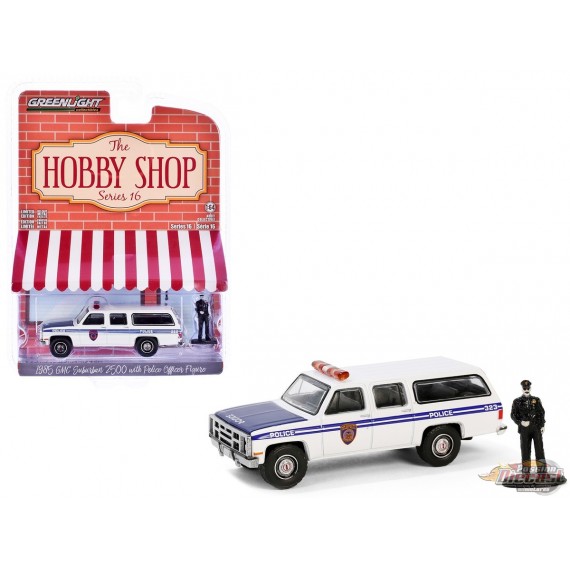 New York City Transit Police - 1985 GMC Suburban - The Hobby Shop Series 16 - 1/64 Greenlight - 97160 D