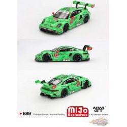 Porsche 911 GT3 R No.77 AO Racing 2024 IMSA Daytona 24 Hrs GTD Pro 2nd Place - Mini GT - 1:64 - MGT00889 Passion Diecast