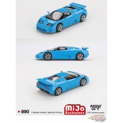 Bugatti EB110 Super Sport - Blue - Mini GT - 1:64 - MGT00890 Passion Diecast