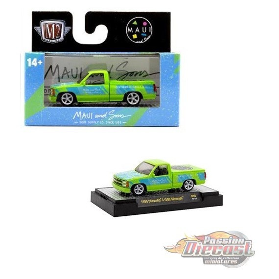 1990 Chevy C1500 Silverado Pickup - Auto-Thentics Release 95 - M2 Machine - 1:64 - 32500-95 E