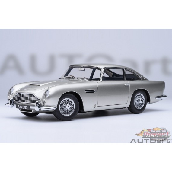 Aston Martin DB5 (Bouleau Argent) - Autoart 1/18 - 70287 - Passion Diecast 