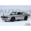 (Free shipping) Nissan Skyline 2000 GT-R (KPGC110) Tuned version (Argent) - Autoart 1/18 - 77466
