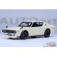 Nissan Skyline 2000 GT-R (KPGC110) Tuned version (Blanc) - Autoart 1/18 - 77467 - Passion Diecast 