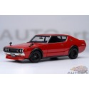 (Free shipping) Nissan Skyline 2000 GT-R (KPGC110) Tuned version (Rouge) - Autoart 1/18 - 77468