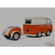 Volkswagen T1 Van Kool Combi trailer 1950 Orange - Solido - 1/18 - S1810902 - Passion Diecast 