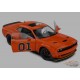 Dodge Challenger R/T Scat Pack Widebody Orange - Solido - 1/18 - S1805713 - Passion Diecast 