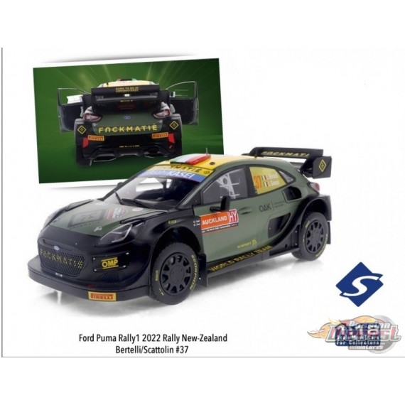 Ford Puma Rally 1 2022 No.7 schwarz - Solido - 1/18 - S1809505 - Passion Diecast 