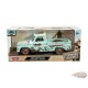 1966 Chevrolet C10 Fleetside Pickup - Light Green with Rust - Weathered Treasures - Motormax 1-24 - 79073 LTGRN