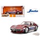 1969 Chevrolet Corvette Stingray ZL1 - Candy Red with Stars & Stripes - Bigtime Muscle - Jada - 1/24 - 35488