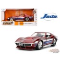 1969 Chevrolet Corvette Stingray ZL1 - Candy Red with Stars & Stripes - Bigtime Muscle - Jada - 1/24 - 35488