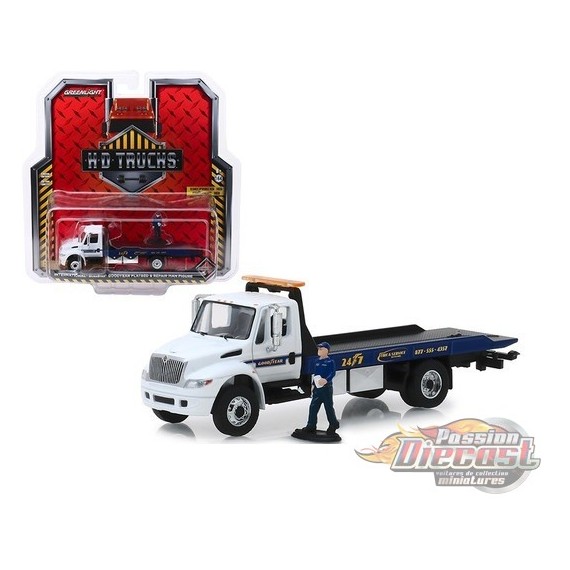 2013 International Durastar Flatbed - Goodyear Roadside Service  H.D. Trucks Series 16  1/64 Greenlight 33160 C Passion Diecast 