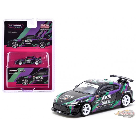 HKS Toyota GR86 - Black - Tarmac Works - 1/64 - T64G-038-BK Passion Diecast
