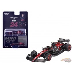 Alfa Romeo C43 No.24 Zhou Guanyu 2023 F1 2023 Australian GP - Mini GT - 1:64 - MGT00728 Passion Diecast