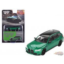 BMW M3 Competition Touring Isle of Man Green Metallic - Mini GT - 1:64 - MGT00764 Passion Diecast