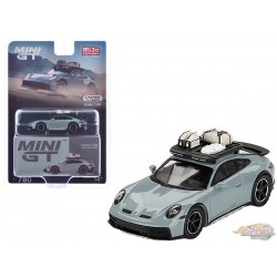 (Web Only) Porsche 911 Dakar Shade Green Metallic - Mini GT - 1:64 - MGT00780