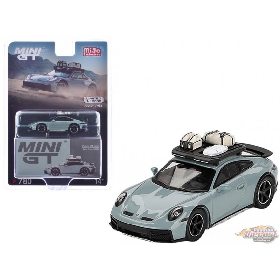 Porsche 911 Dakar Teinte Vert Métallisé - Mini GT - 1:64 - MGT00780 Passion Diecast