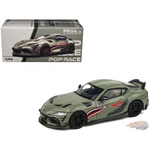 DARWIN PRO 66G NWB SUPRA A90 - GREEN - Pop Race 1:64 -  PR640076 -  Passion Diecast 