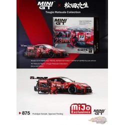 Nissan GT-R MOTUL AUTECH GT-R 2021 SUPER GT SERIES Gagnant Suzuka & figurine Matsuda - Mini GT - 1:64 - MGT00875